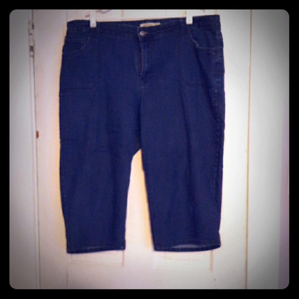 LAST CHANCE - Dark Blue Capri Pants